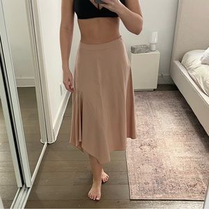Zara midi blush skirt size S